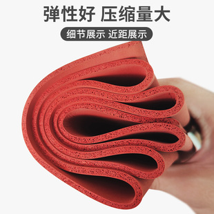 硅胶发泡板耐高温密封垫烫画机垫片压烫机红色海绵烫金板2/3/5mm