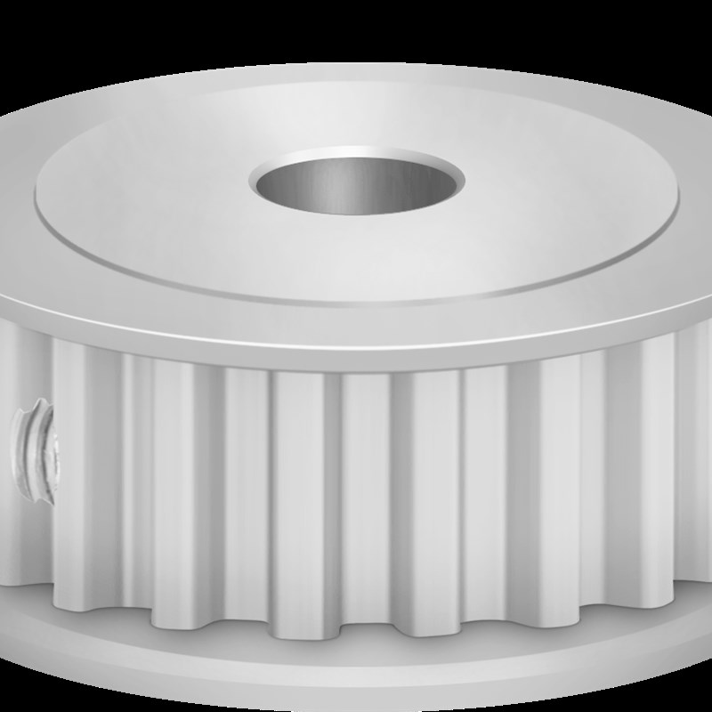 S5M34齿 两面平同步轮 槽宽11 AF型 同步皮带轮齿轮铝34S5M100-A