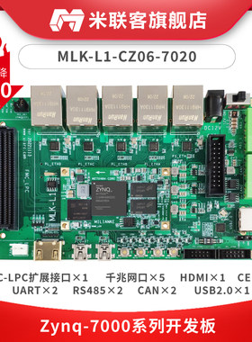 米联客MLK-L1-7020 XILINX FPGA开发板FMC LPC  Zynq7010 7015