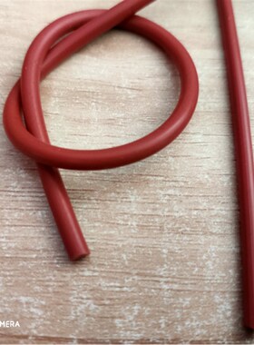 红色硅胶条 密封条1mm2/3/4/5/6/7/8/9/10/12/15/20mm耐高温软条