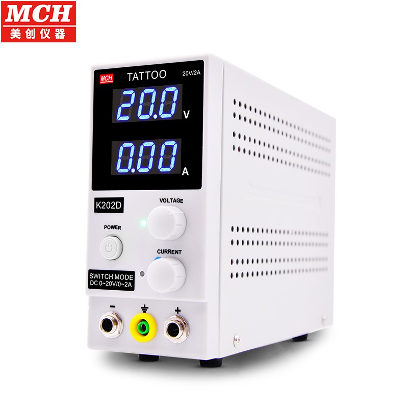 纹身机电源稳压器 纹身机套装 脚踏勾线配件专用可调直流稳压电源