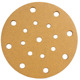 5寸6孔干磨砂纸打磨抛光6寸17孔圆形植绒自粘进口砂纸打磨机气动9