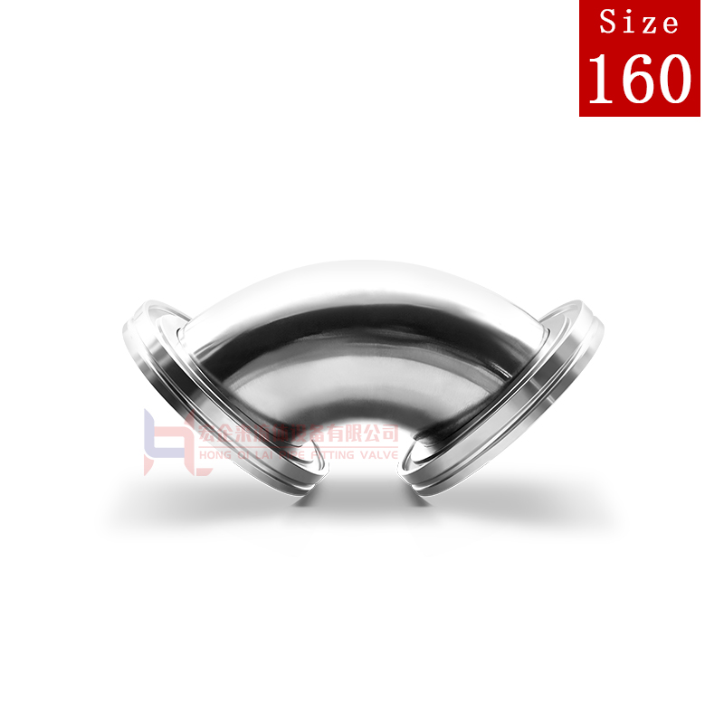 ISO高真空弯头不锈钢-K快装-LF法兰63卡钳80卡勾100卡扣160非标KF