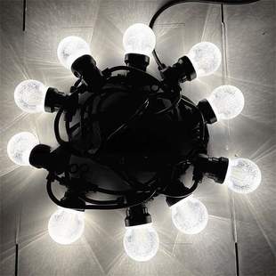 LEDG50气泡灯球串灯串水晶球气泡球户外庭院星空多彩装饰灯