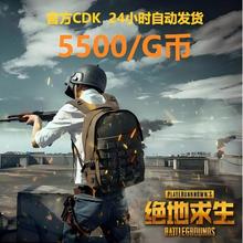 PUBG绝地求生5500G币CDK吃鸡商城皮肤点卷充值兑换码官方GB金币