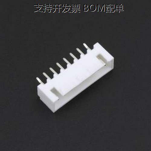 TJC3D-8A 线对板针座 1x8P 间距:2.5mm 直插 插件,P=2.5mm