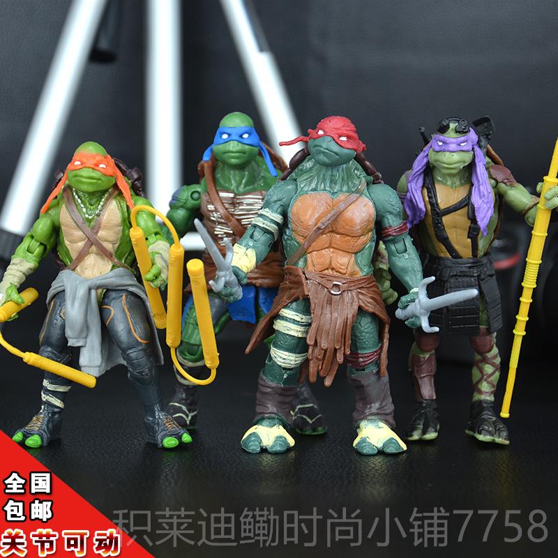 高档忍神龟手武办模者型 器可拆关产节可动Raph/拉斐尔国摆件儿童