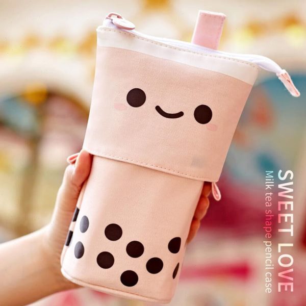 2023奶茶ins孩文具袋新款日系小学生文具盒笔袋女笔盒笔袋大容量