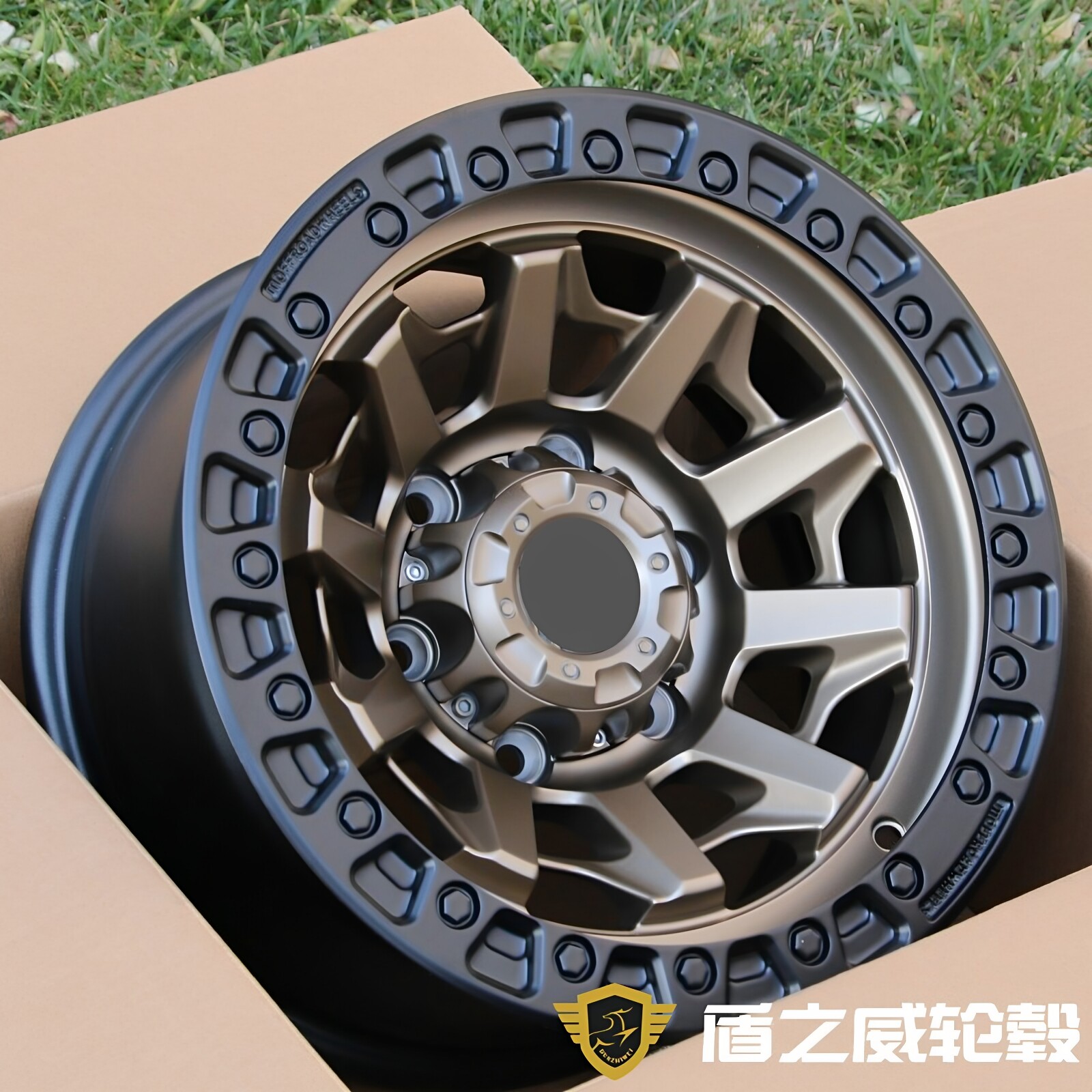 适用于帕杰罗V33L400黑金刚猎豹北汽212吉普2500负值越野轮毂15寸