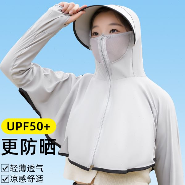 头套骑车披风电车夏天电动自行车神器全身防晒衣长款电瓶摩托开车