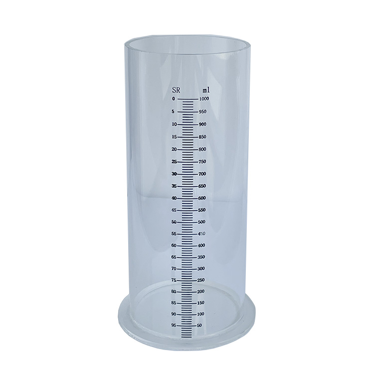 打浆度仪/叩解度专用量筒1000ml/100SR刻度清晰加厚材料坚固耐用