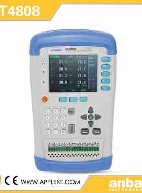 安柏Applent AT4808 手持式多路温度测试仪