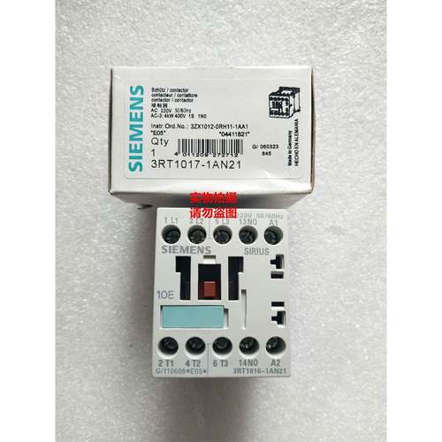 接触器3RT1016-1AN21 1AP01 AF01 1AB01 1AN22 AF02 AB02