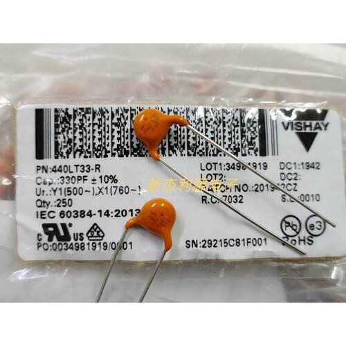 440LT33-R 440L 331K 330PF 10% X7R 全新VISHAY陶瓷抗干扰电容器