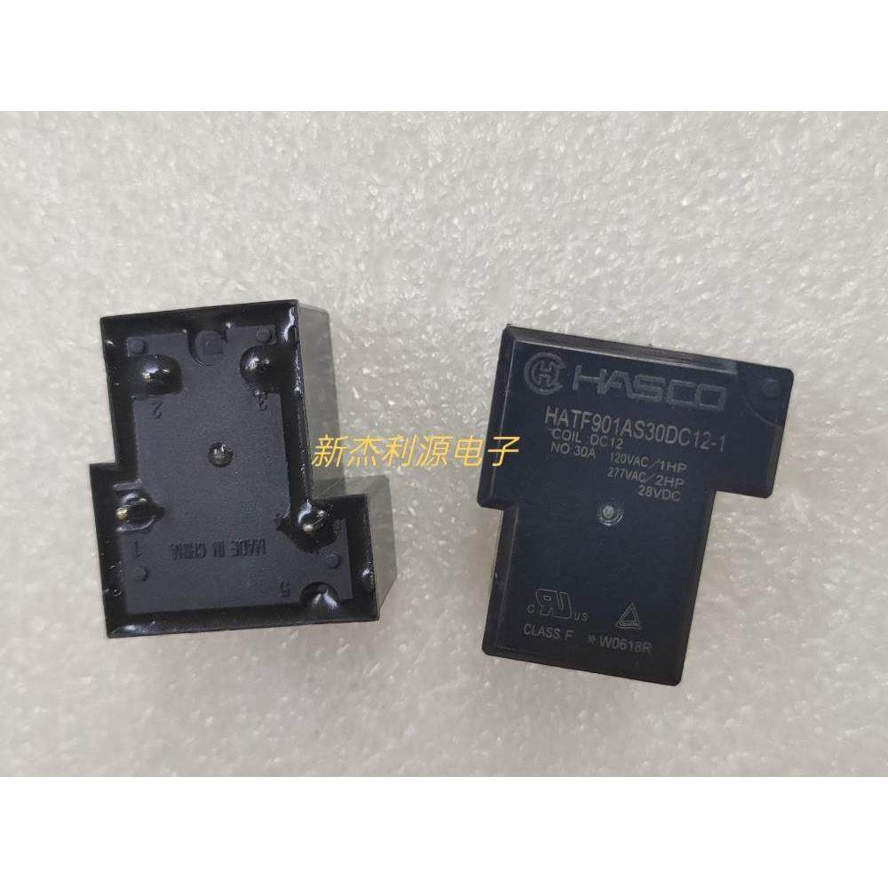 HATF901AS30DC12-1 DC12V 30A 120VAC 全新HASCO继电器 直插4脚
