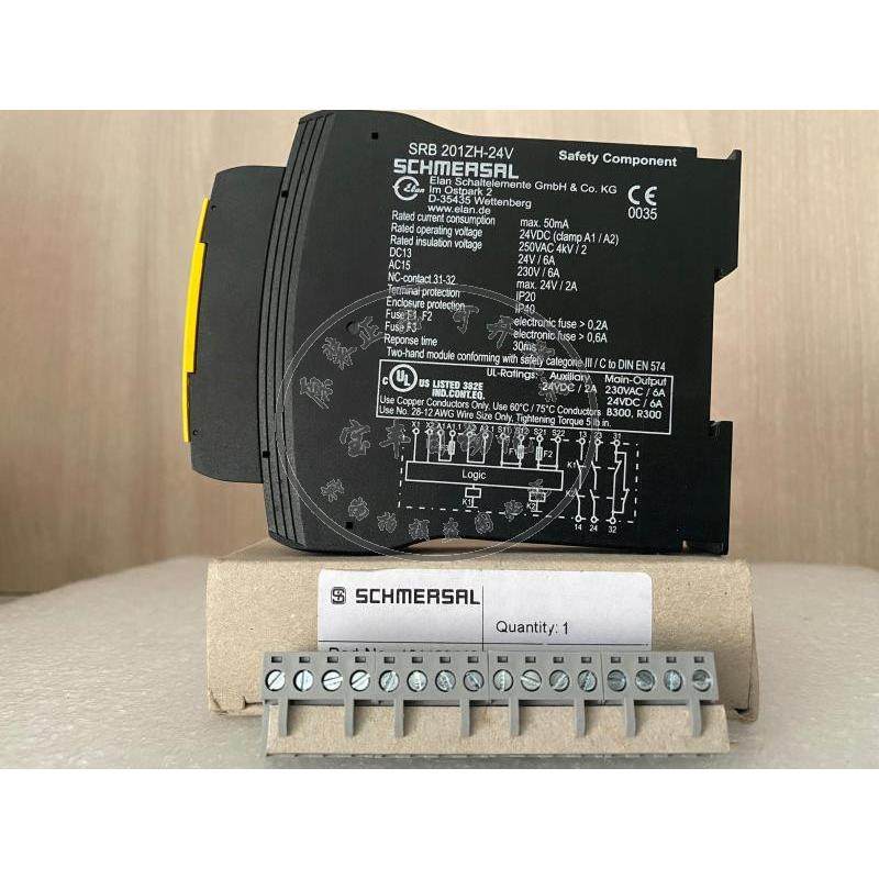 原装正品施迈赛SCHMERSAL安全继电器 SRB201ZH-24V DC