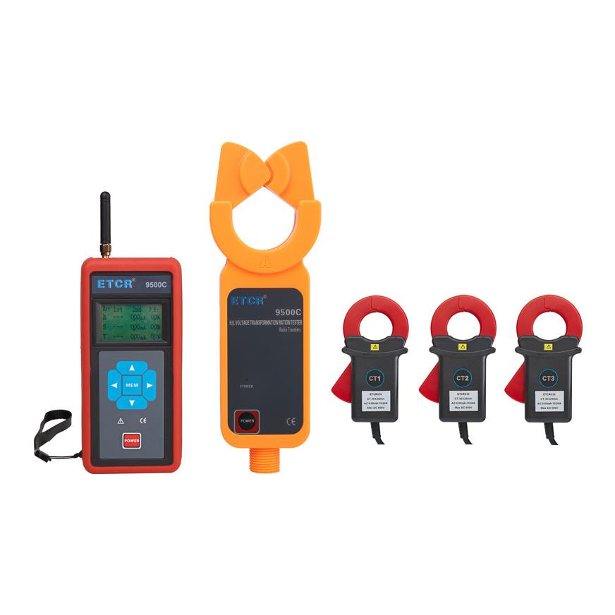 ETCR9500C三通道无线高压变比测试仪 初级次级电流比差相别 相序