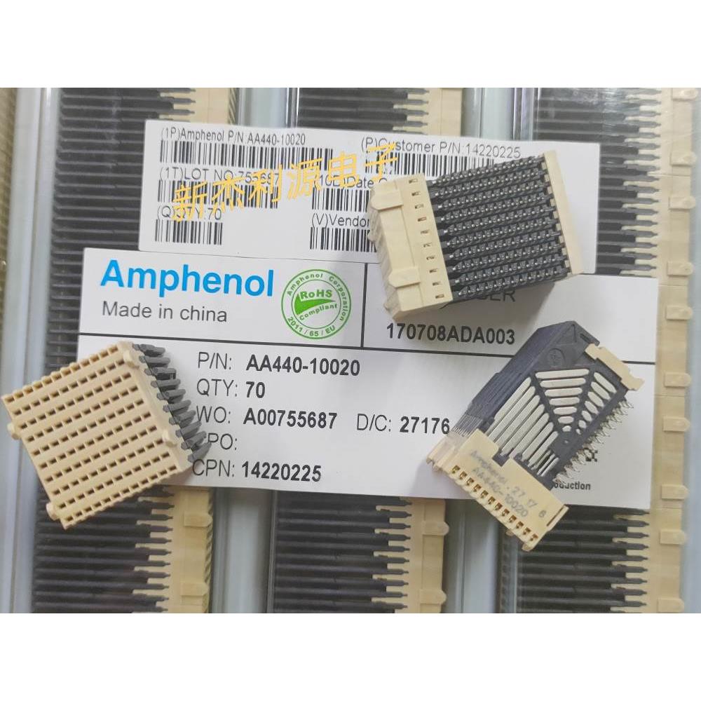 AA440-10020 全新原装Amphenol高速背板连接器1 0*12 120P弯母