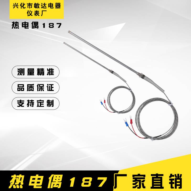 热电偶 WZP-187 WRN-291/187仿进口探头式热电偶M8温度传感器探头