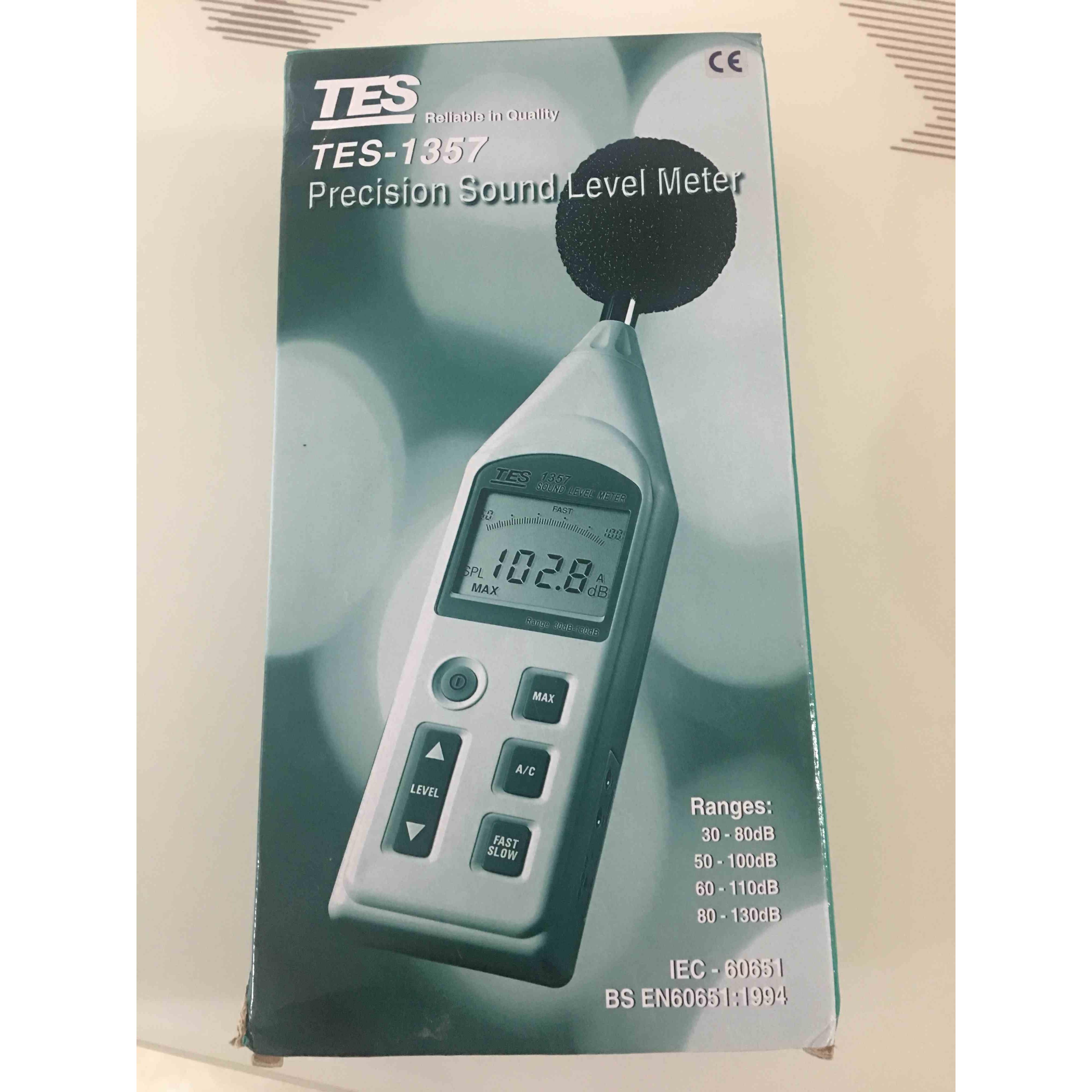 台湾泰仕TES-1357 数字式噪音计