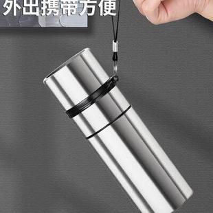 唯万泡茶杯茶水分离大容量保温杯家用办公室过滤316不锈钢水杯子