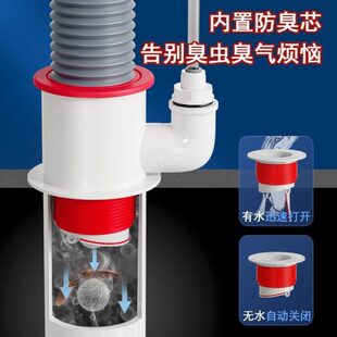 防臭净水机接头多功能排水管分水器厨房水槽接头下水道三通洗碗机