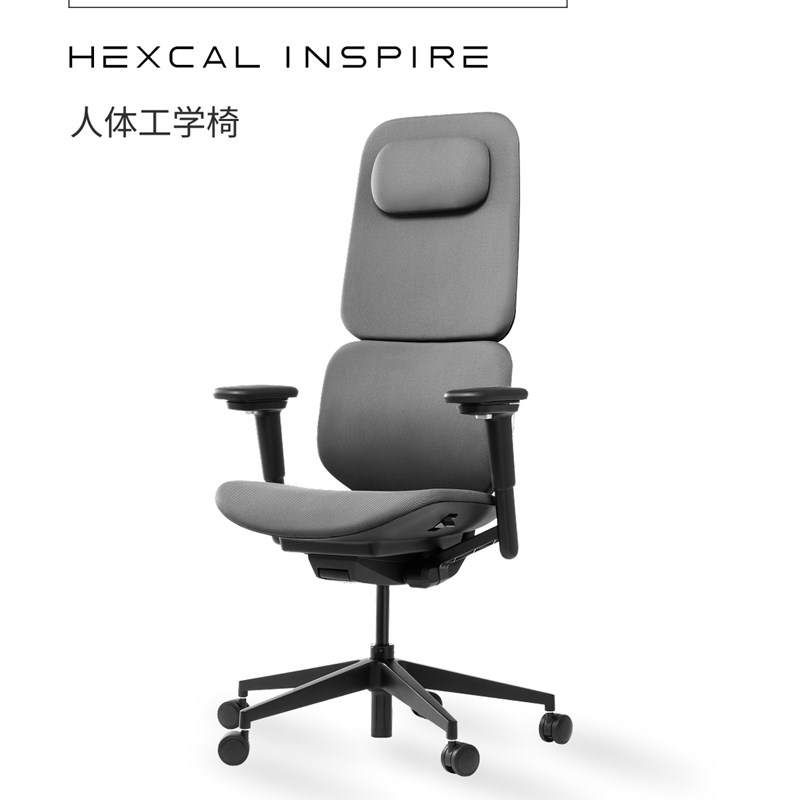 Hexcaal座为合作款 Inspire人体工学椅-科学小S承托 红点奖设计
