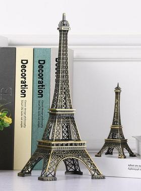 创意巴黎埃菲尔铁塔模型家居客厅酒柜生日毕业礼物玄关摆件装饰品