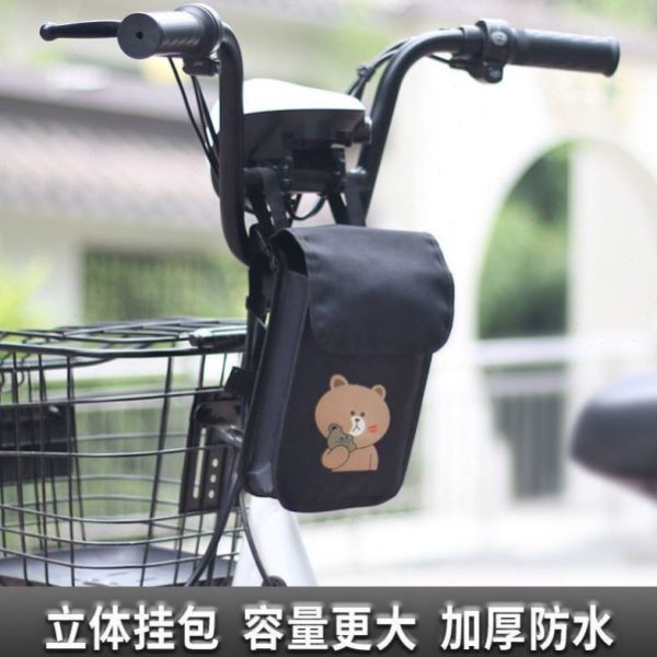 挂收纳电动车通用防水放物车把立体手机包包电瓶车神器雨披挂包包