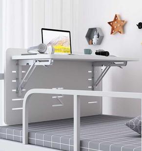 大学生宿舍床上置物架电脑桌寝室上下铺可折叠懒人桌悬空学习桌子