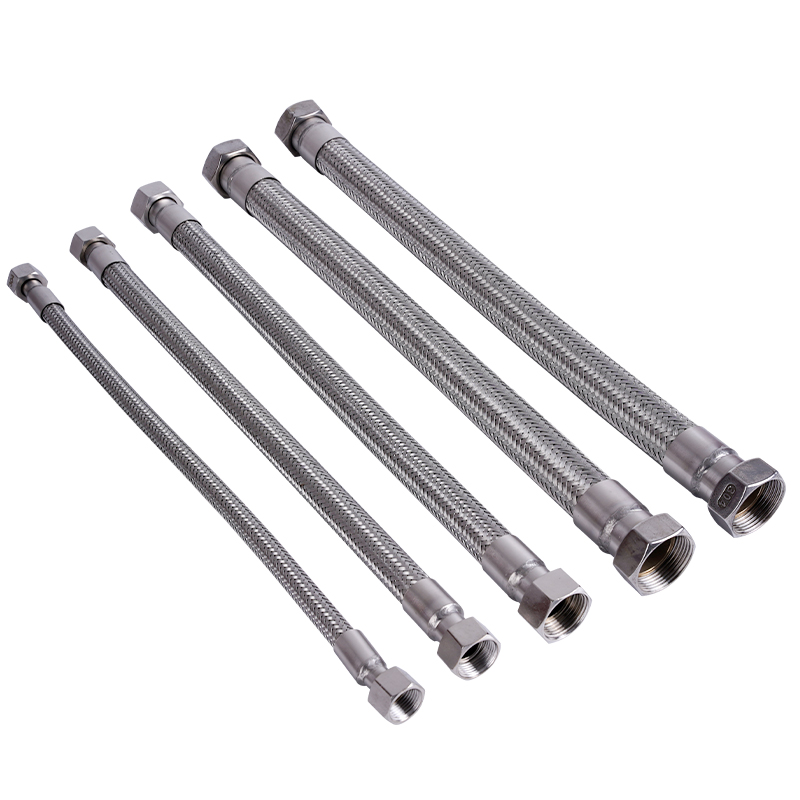 304工业不锈钢金属波纹管软管蒸汽管编织网管高温高压管4分6分1寸