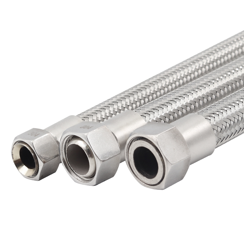 工业304不锈钢金属波纹管软管蒸汽管编织网管高温高压管4分6分1寸