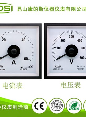 BE-96W AC10~2000/5A康的斯指针式电表 交流电流表 船用表CE认证