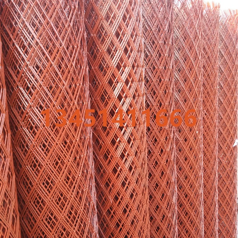 红漆钢板网菱形网钢板网养殖网隔离网护栏围网圈玉米网铁丝网围栏