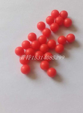 实心红色水上浮球3.17/3.5/4/5/6/6.35/7/7.14/8/8.731mmPP塑料球