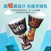 正品 8寸羊皮非鼓手鼓初学者儿童幼园民谣鼓0儿标准1寸乐洲器手打