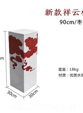 正品水金色云可承重200斤祥茶室装饰中柱式落地庭院客厅复古泥大
