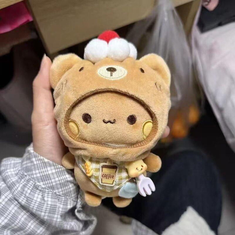 一二布布毛绒公仔钥匙扣可爱卡通情侣挂件萌系玩偶送礼小饰品