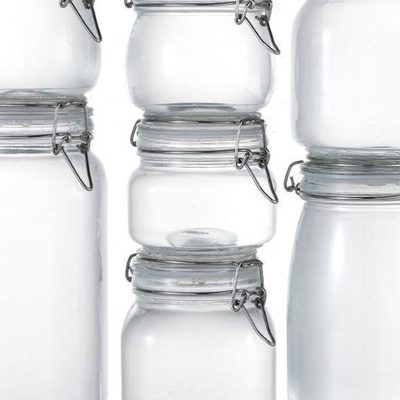食品罐子柠檬带盖玻璃瓶密封罐百香果蜂蜜腌制透明罐头家用储物罐