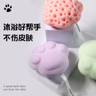 棉魔芋家用宝宝儿童沐浴棉搓澡神器婴儿洗澡新生儿洗澡洗脸扑扑扑