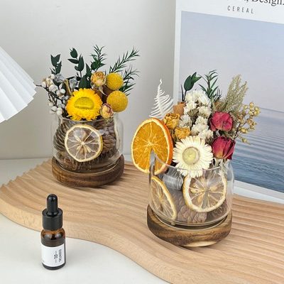 肉桂生香薰摆件持久财无生日礼物家用室内干花火毕业卧室伴手礼