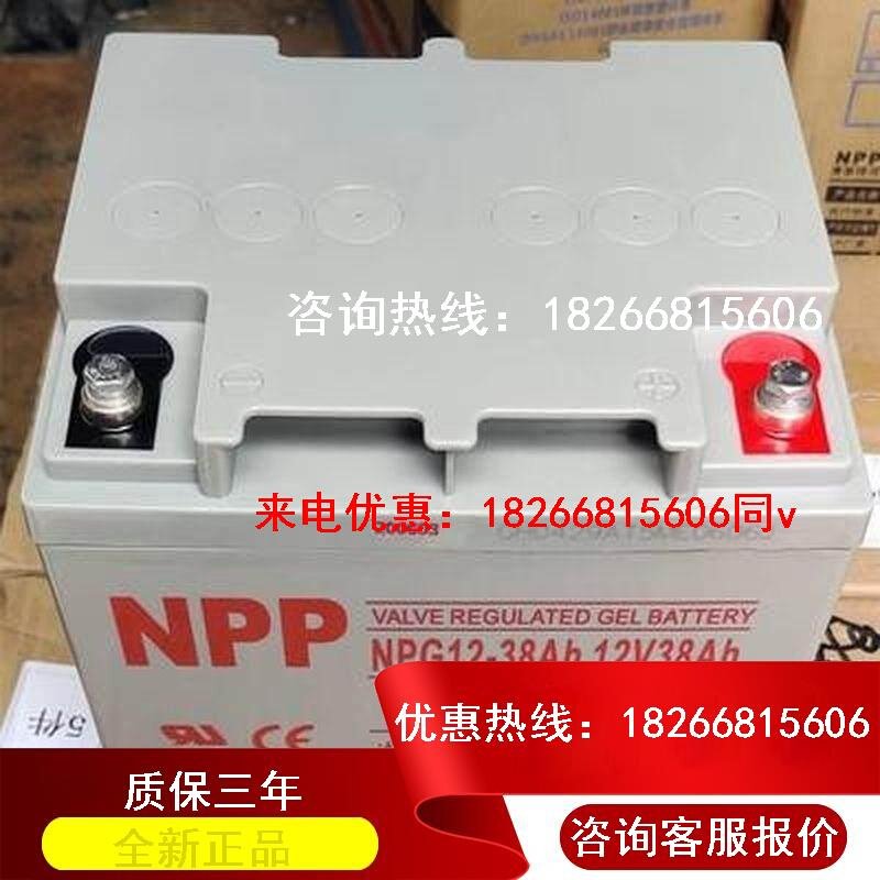 耐普蓄电池NP38-12耐普12V24/38/40AH UPS不间断电源消防应急系统