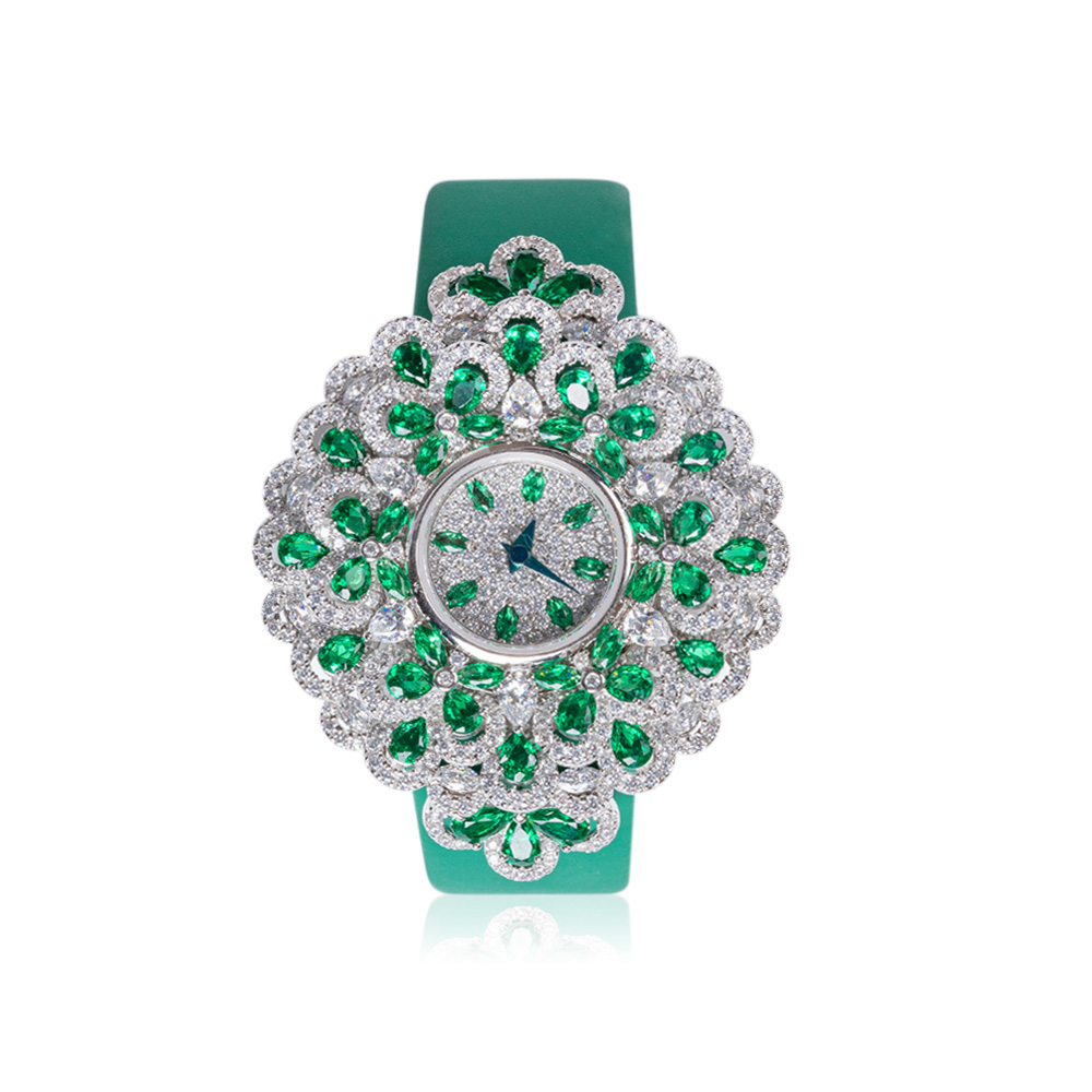 纯银腕表AILEQ孔雀翎设计师奢华