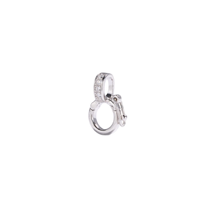 配件 AILEQ吊坠项链用百搭链扣头S925纯银轻奢气质大方链接扣环卡