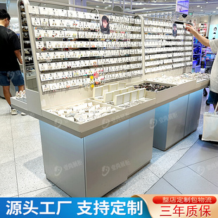 饰品展示架耳环首饰项链中岛展示台精品店货架头饰发夹饰品展示柜