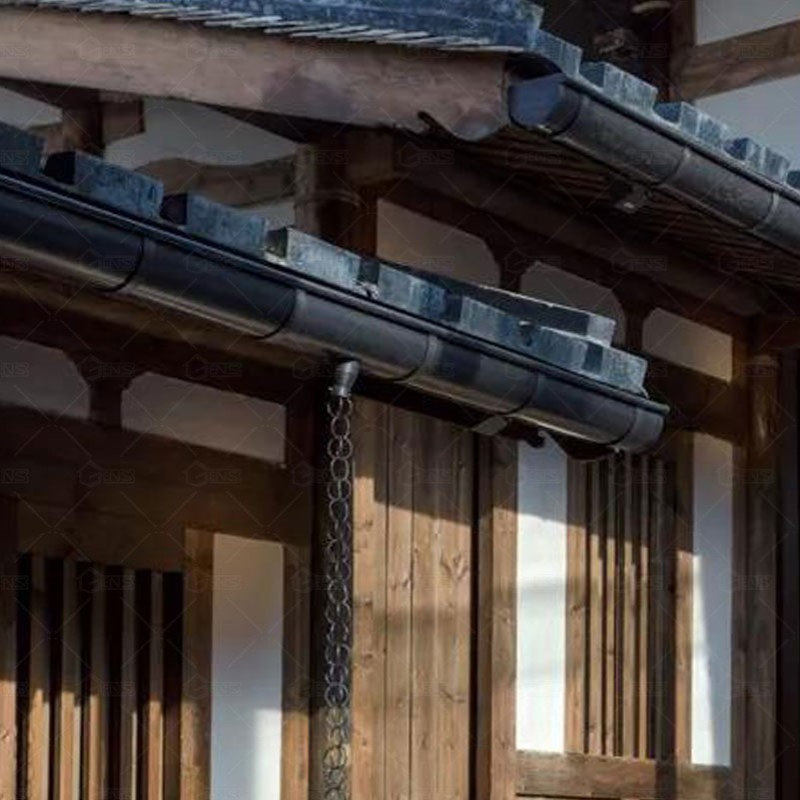 广州捷思多彩纯铜成品天沟厂家直销屋面翻新金属檐沟体系安装简便