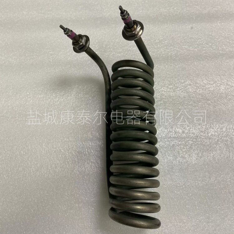 圆圈螺旋形加热管Incoloy800发黑处理高温加热管干烧高温电热管