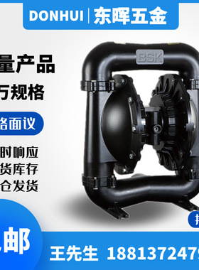 BSK气动隔膜泵BA50AL-9990/0991/OTT3/0BB1-A电镀液容积泵2寸