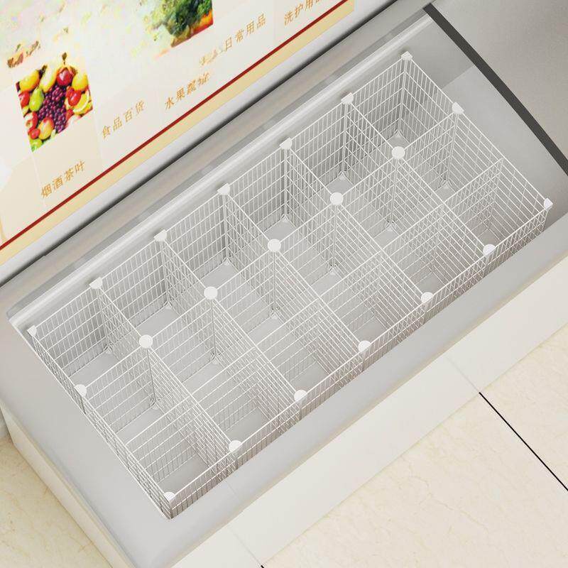 冰柜内置物筐框深47cm冷藏室隔断网分隔栏隔板多层家用内部置物架