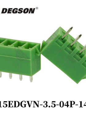 DEGSON高松插拔式PCB接线端子卡扣15EDGVN/15EDGRN-3.5-14-00A/ZH